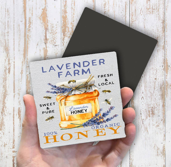 Lavender Farm Honey  Magnet Fridge
