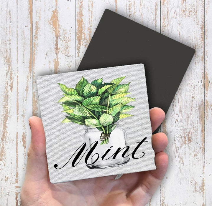 Farm Fresh Herbs Mint Magnet Fridge