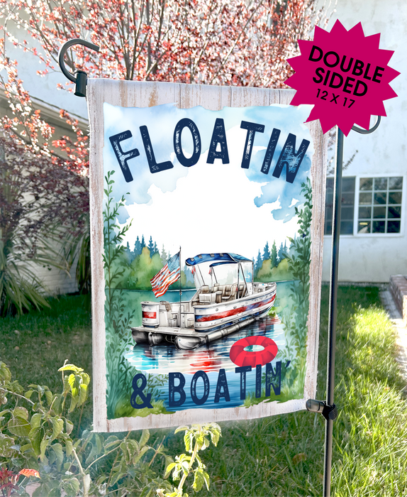 Floating and Boating on the Lake Garden Flags