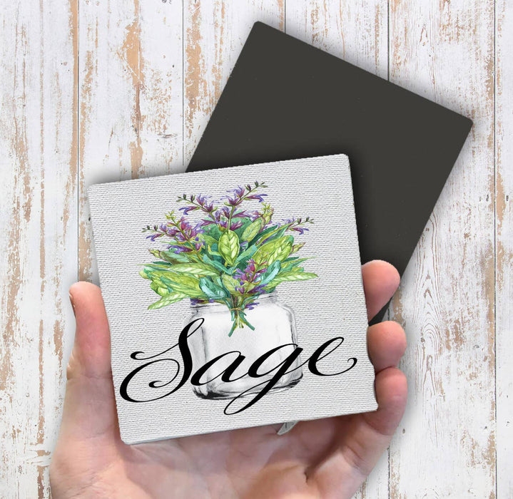 Farm Fresh Herbs Sage Magnet Fridge