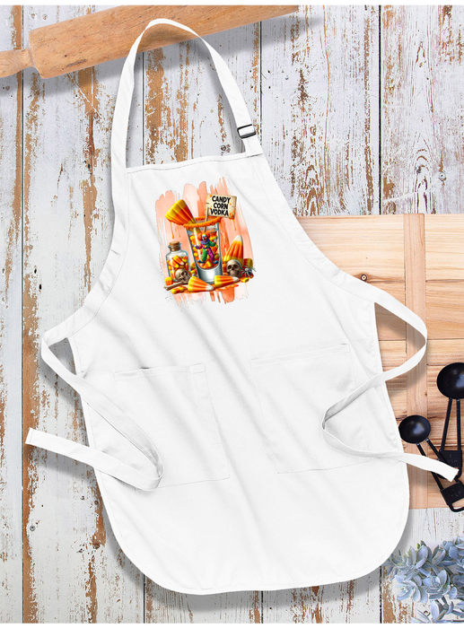 Halloween Candy Corn Vodka Apron