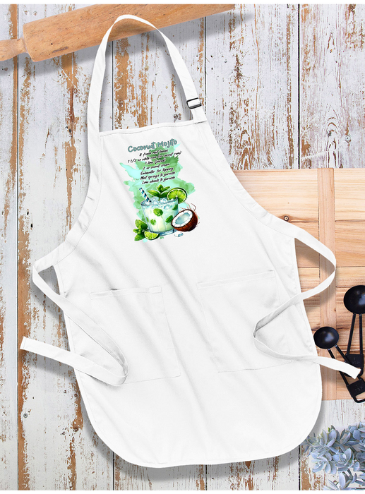 Summer Cocktail Coconut Mojito Apron