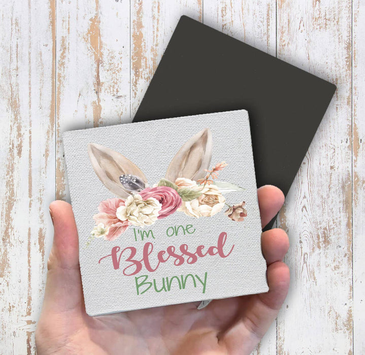 Easter One Blessed Bunny Magnet Fridge