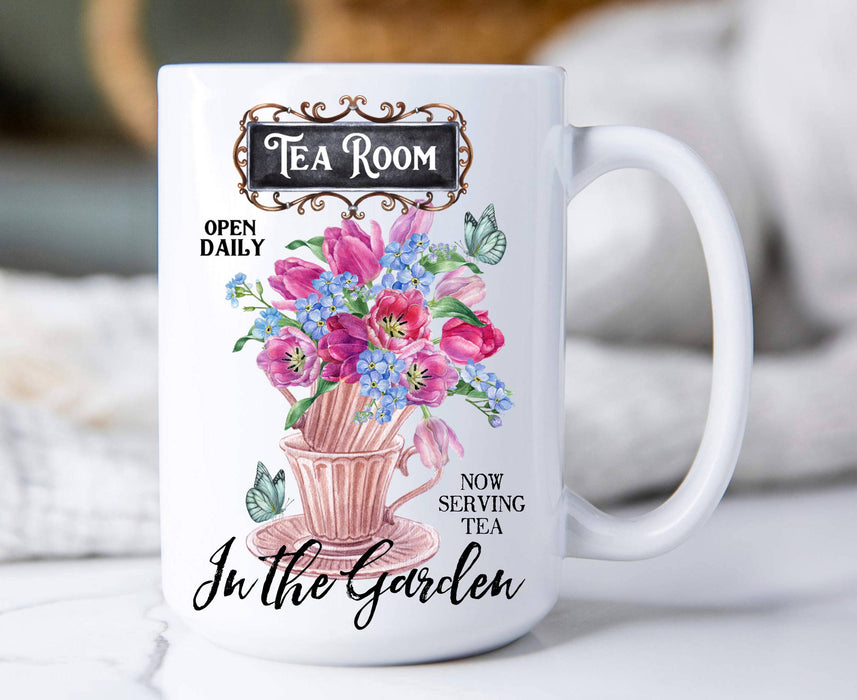 Tea Room in the Garden Tulips 15 oz Coffee Mug