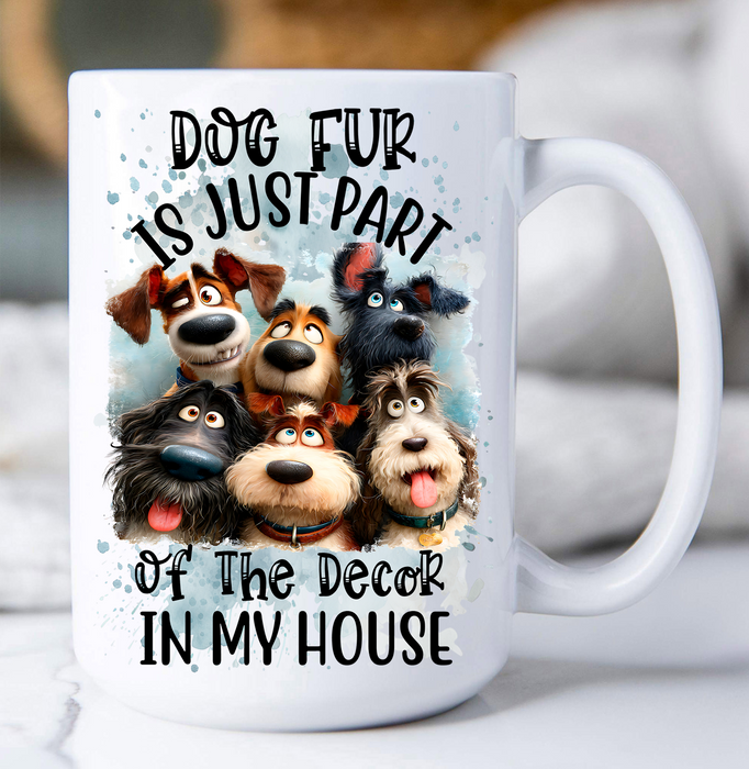 Dog Fur part of the Decor Coffee Mug