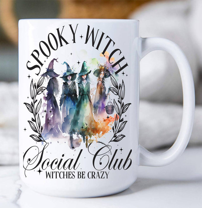 Halloween Spooky Witch Club Coffee Mug