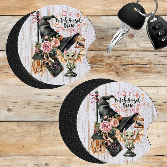 Car Coaster Halloween Witch Hazel Brew