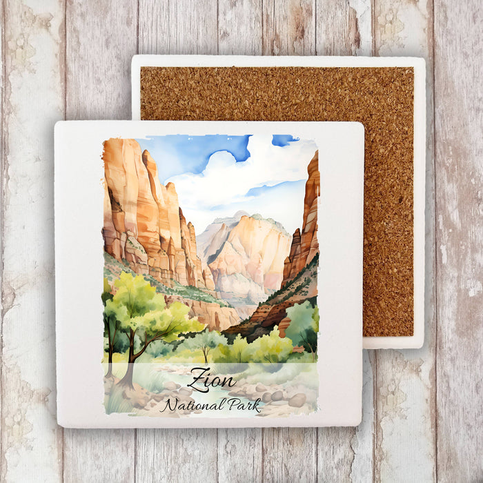 Zion National Park Utah Stone Coaster