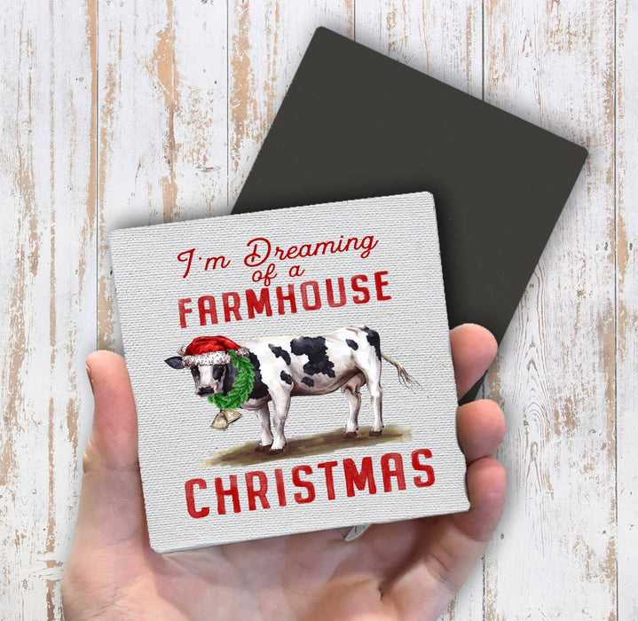 I'm Dreaming of a Farmhouse Christmas, Magnet Fridge