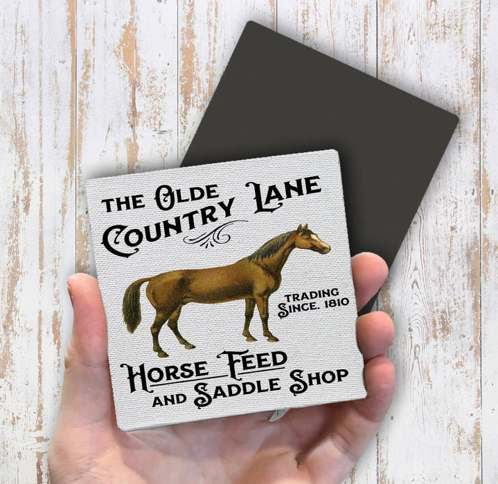 Country Lane Horse Feed  Magnet Fridge