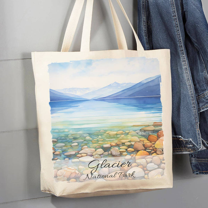 Glacier National Park Montana 12 oz Canvas Tote Bag