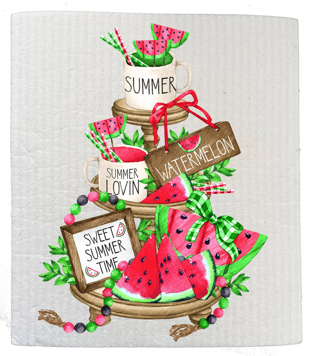 Summer Time Sweet Watermelon Kitchen SWEDISH DISH CLOTH