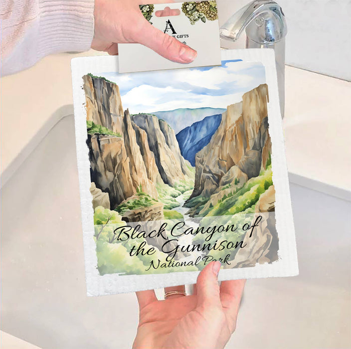 Black Canyon Gunnison National Park SWEDISH DISH CLOTH