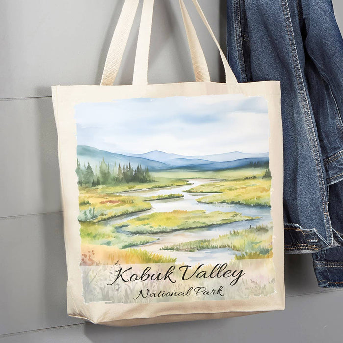 Kobuk Valley National Park Alaska 12 oz Canvas Tote Bag