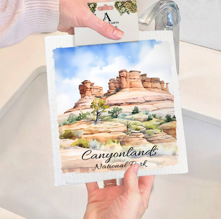 Canyonlands National Park Utah SWEDISH DISH CLOTH