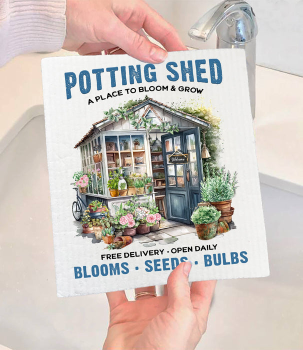 Bloom & Grow Potting Shed SWEDISH DISH CLOTH