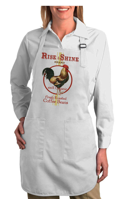 Rise & Shine Rooster Coffee Cotton Apron