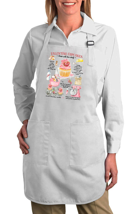 Valentine Cupcake Recipe Cotton Apron