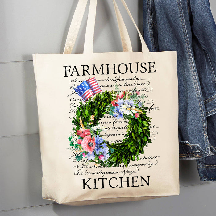 Cotton Canvas Tote Bag