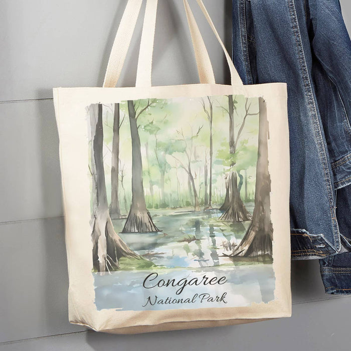 Congaree National Park South Carolina 12 oz Canvas Tote Bag