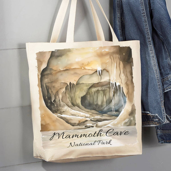 Mammoth Cave national Park Kentucky 12 oz Canvas Tote Bag