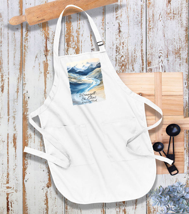 Wrangell-St. Elias National Park Alaska Kitchen Cotton Apron