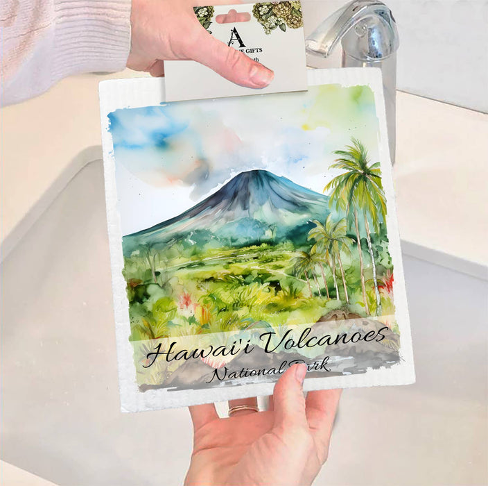 Hawaii Volcanoes National Park SWEDISH DISH CLOTH