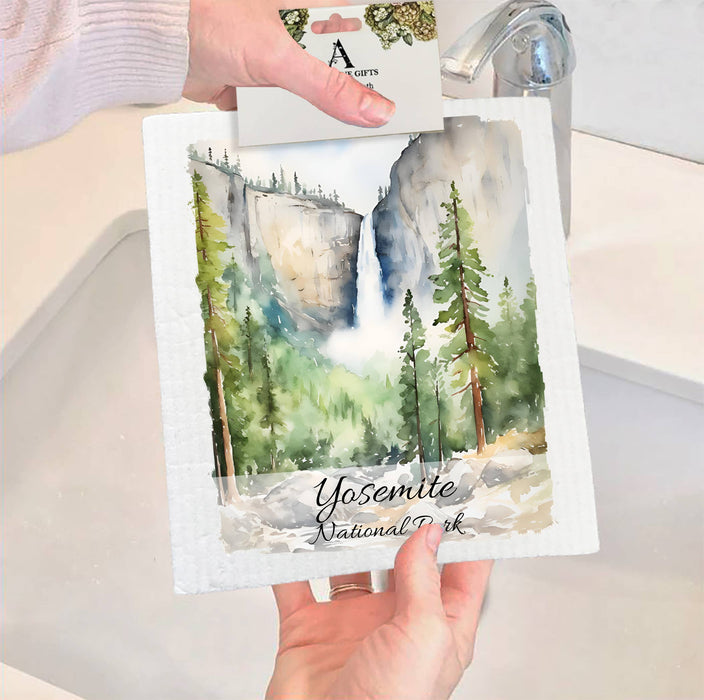 Yosemite National Park California SWEDISH DISH CLOTH