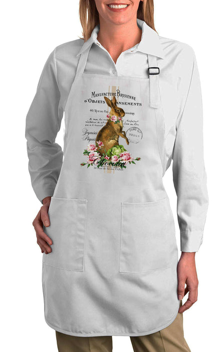Easter French Easter Bunny Cotton Apron
