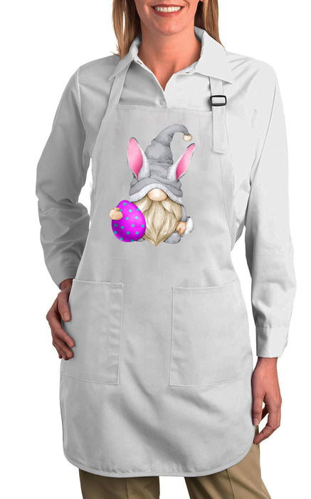 Easter Gnome Purple Easter Egg Cotton Apron