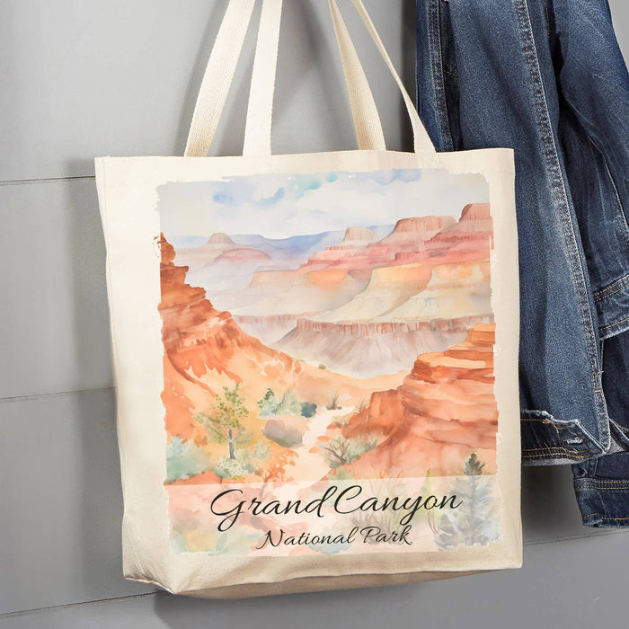 Grand Canyon National Park Arizona 12 oz Canvas Tote Bag