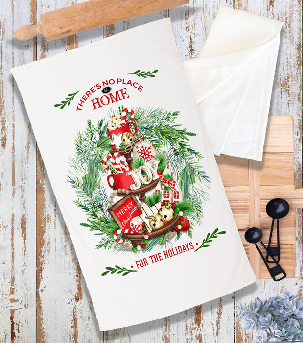 Christmas No Place Like Home Terry Cloth Towel