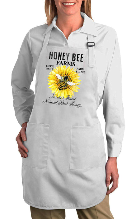 Modern  Farmhouse Honey Bee Cotton Apron