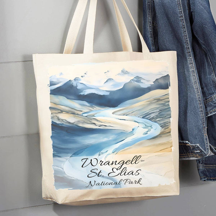 Wrangell-St. Elias National Park Alaska Canvas Tote Bag
