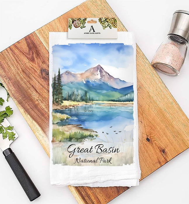 Great Basin National Park Nevada Flour Sack Tea Towel