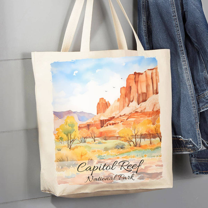 Capitol Reef National Park Utah 12 oz Canvas Tote Bag