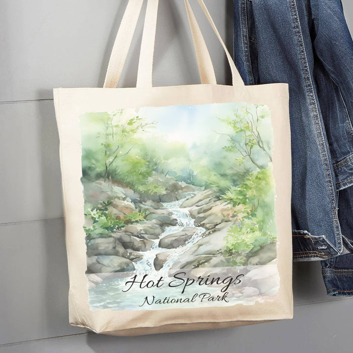 Hot Springs National Park Arkansas 12 oz Canvas Tote Bag