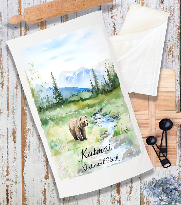 Katmai National Park Alaska Terry Cloth Towel