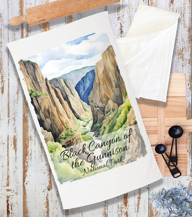 Black Canyon Gunnison National Park Terry Cloth Towel