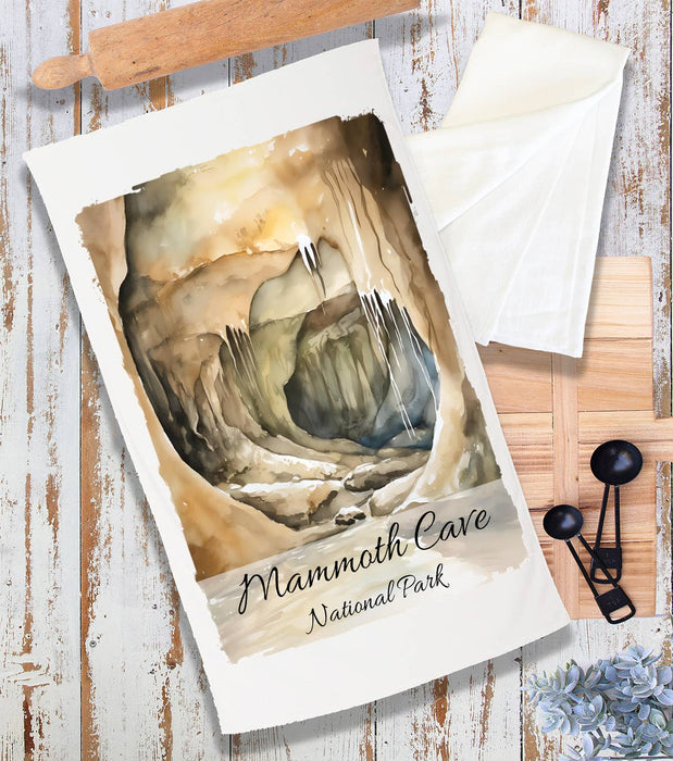 Mammoth Cave national Park Kentucky Terry Cloth Towel