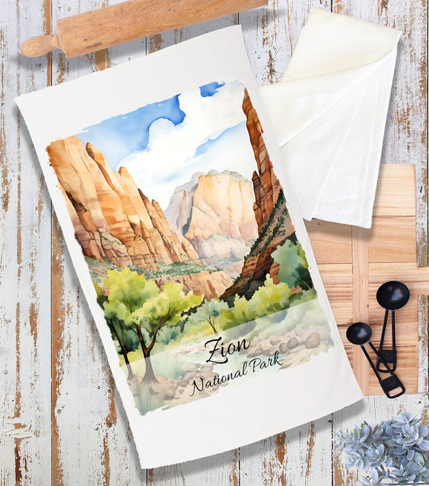 Zion National Park Utah Terry Cloth Towel