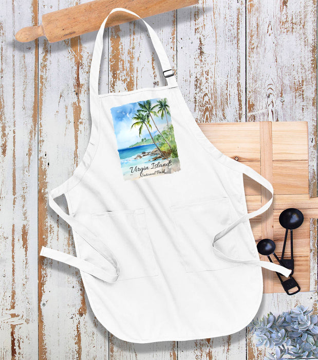 Virgin Islands National Park Kitchen Cotton Apron