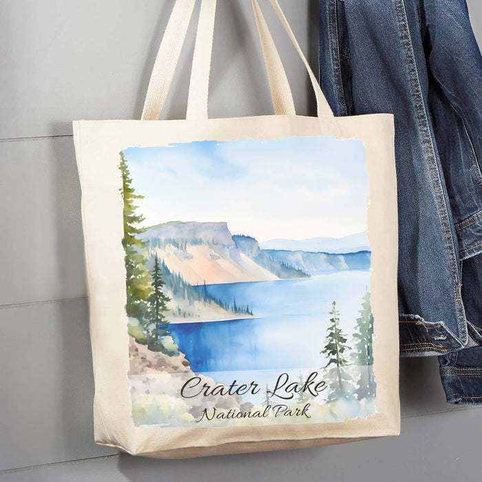 Crater Lake National Park Oregon 12 oz Canvas Tote Bag