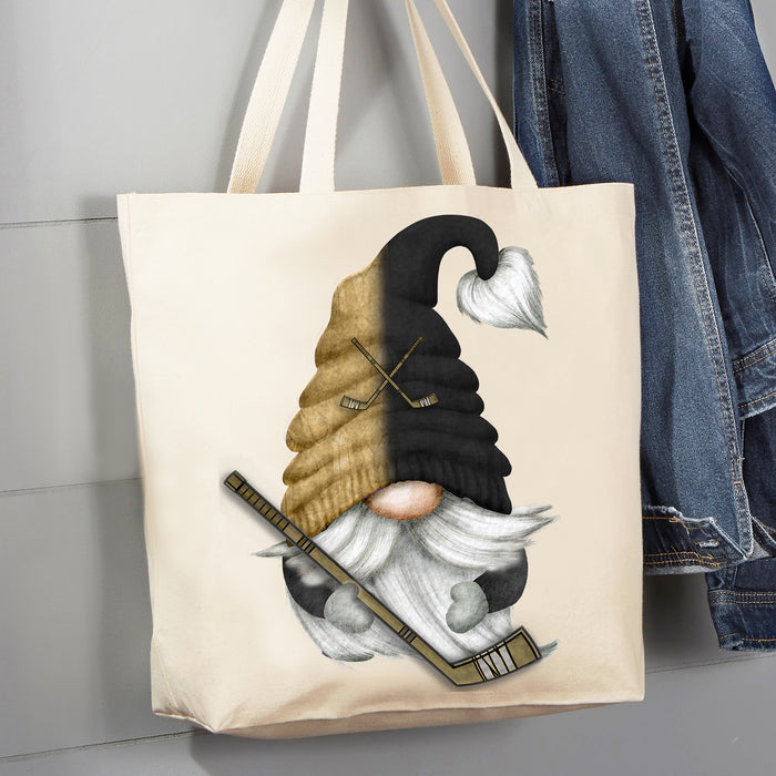 CUSTOM Funky Munky Creations Golden Knights Gnome 12 oz Canvas Tote Bag