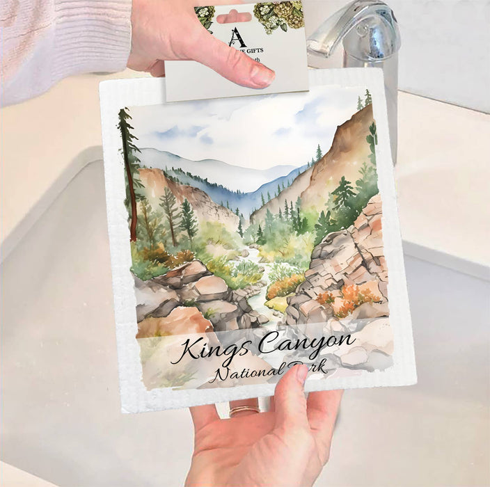 Kings Canyon National Park California SWEDISH DISH CLOTH