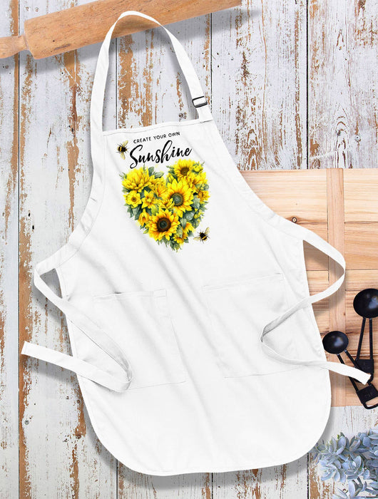Sunflower Create your own Sunshine Kitchen Cotton Apron