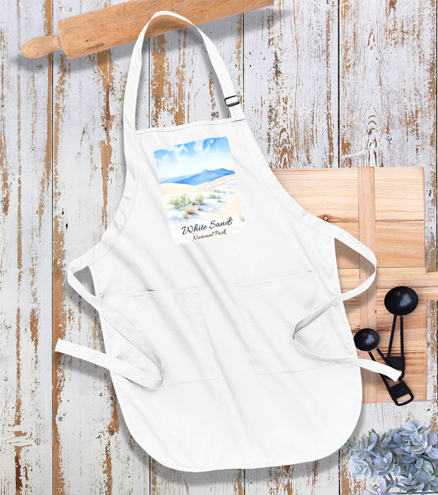 White Sands National Park New Mexico Kitchen Cotton Apron
