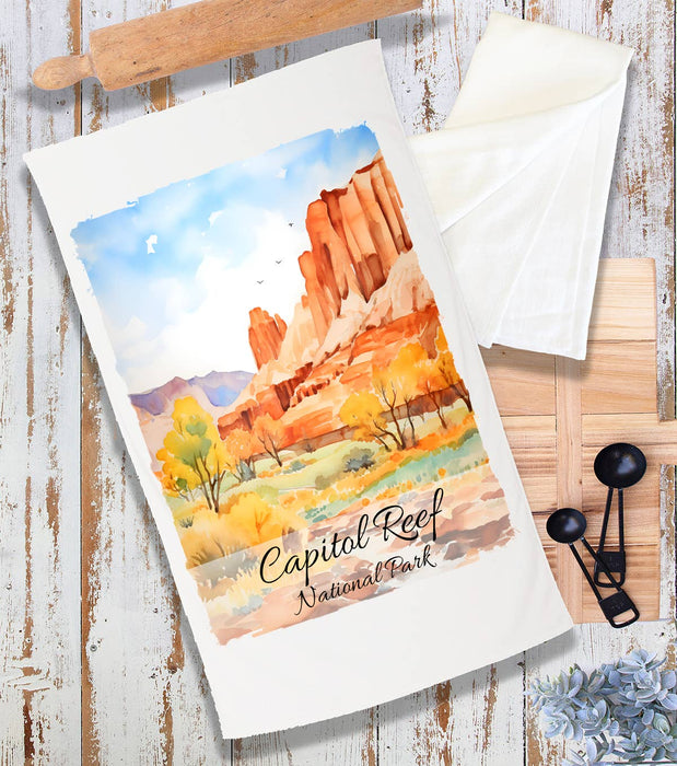 Capitol Reef National Park Utah Terry Cloth Towel