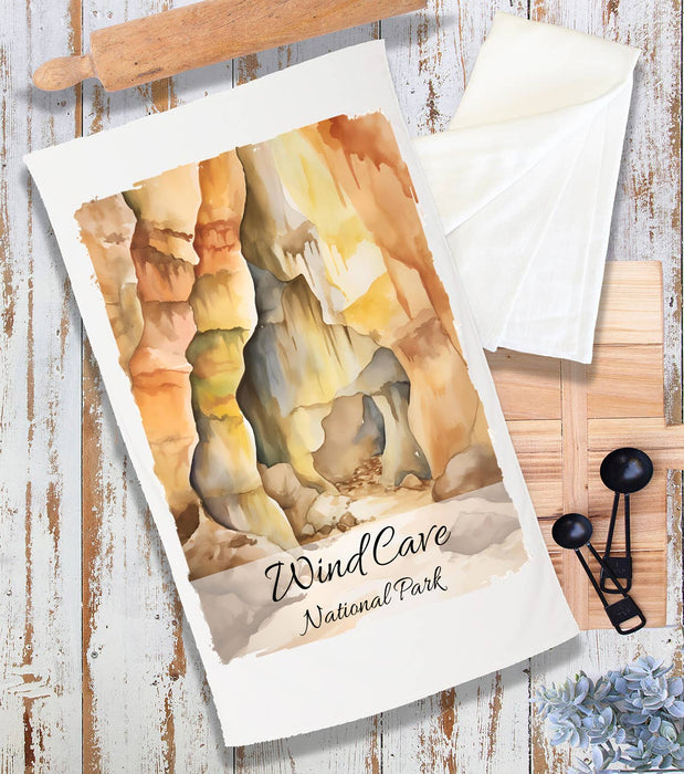 Wind Cave National Park South Dakota Terry Cloth Towel