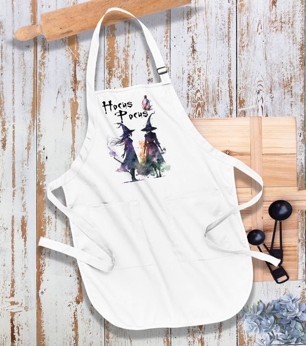 Halloween Hocus Pocus Witches Kitchen Cotton Apron